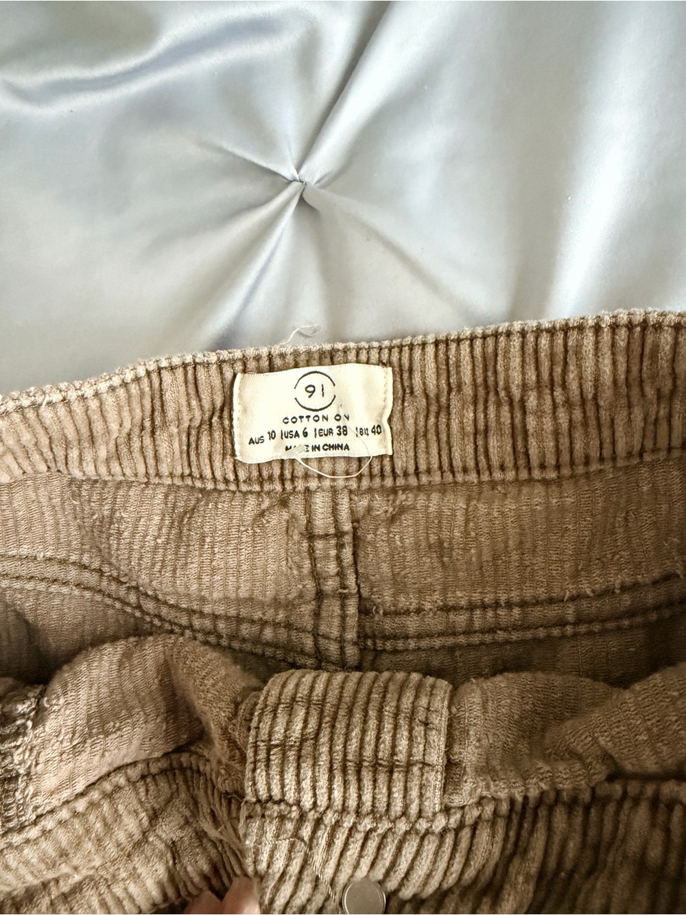 Cotton On Women's Corduroy Skirt in Camel